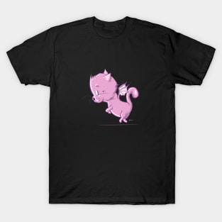 Flying Dragon Kitten T-Shirt